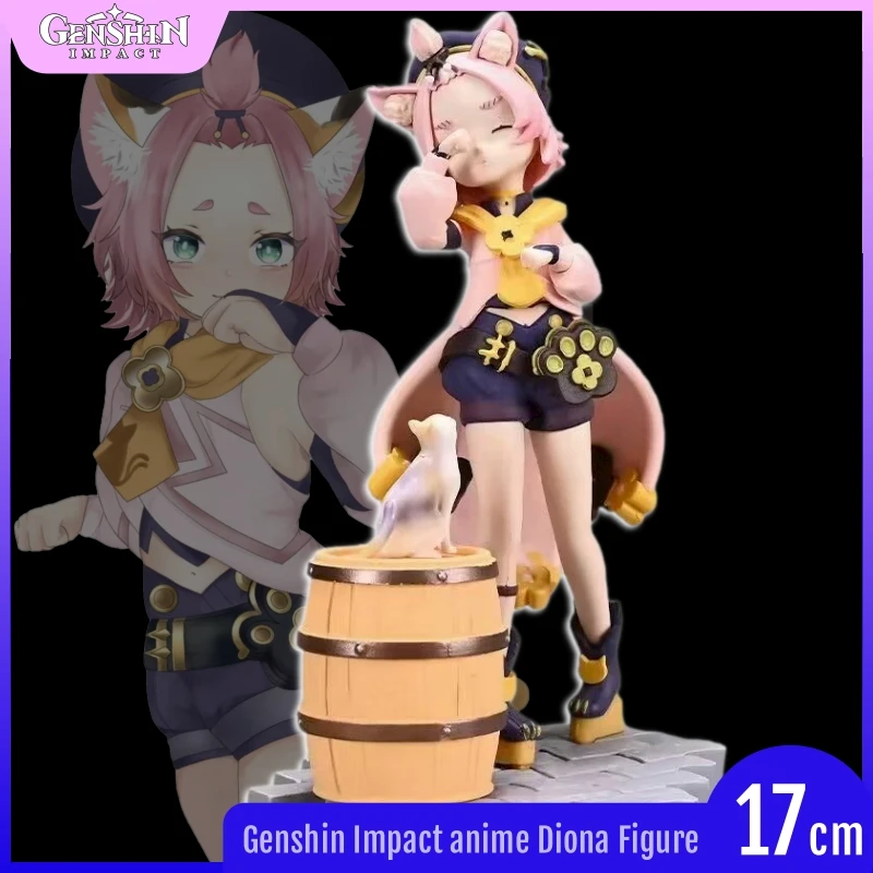 

Genshin Impact Diona Figure Game peripherals PVC Figurine Statue Collectible Model Decoration Ornament Toys Christmas Gift