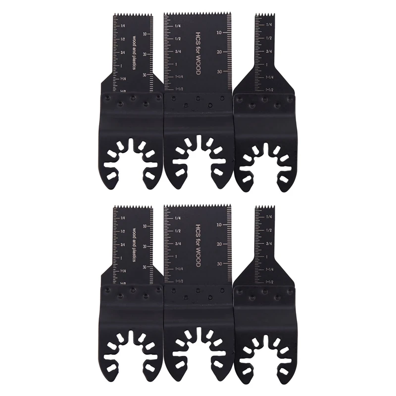 

6Pcs Multitool Saw Blade Oscillating Blade Multi Tool Circular Saw Blades Steel Cutter DIY Universal Steel Saw Blade