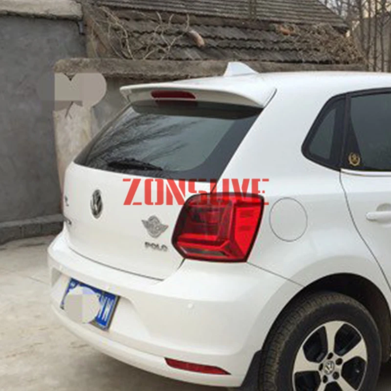 Для Volkswagen Vw Polo 2011-2018 год спойлер спортивный ABS пластик заднее крыло багажника