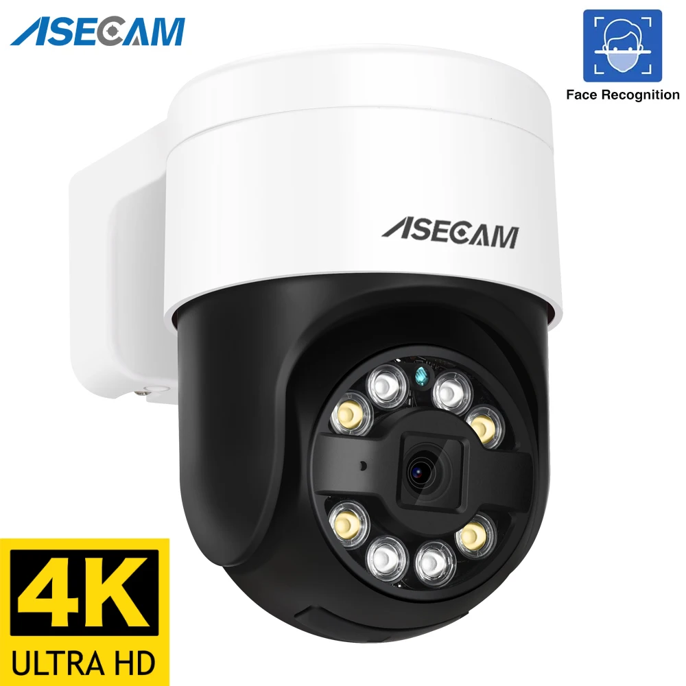 Фото ASECAM 8MP 4K видео наблюдение PTZ POE камера H.265 Onvif Xmeye №1