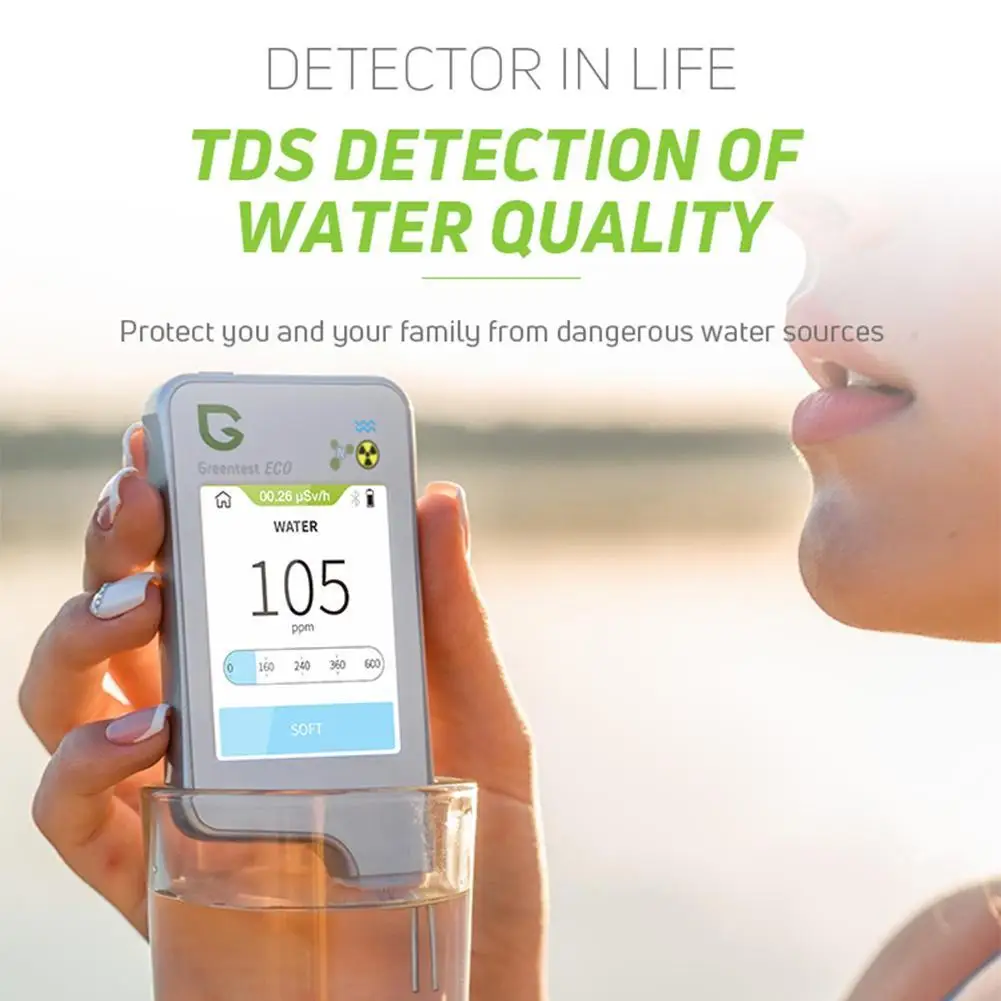 

Greentest Food Water Quality Environmental Safety Detector Digital Food Nitrate Tester Concentration Meter Radiation Detection