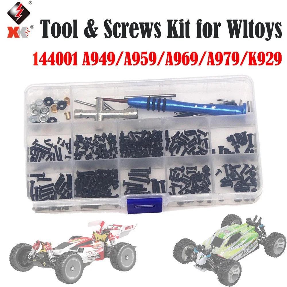 Tool & Screws Box Kit Set For Wltoys 1/14 144001/a949/a959/a969/a979/k92 Rc Car Accessories