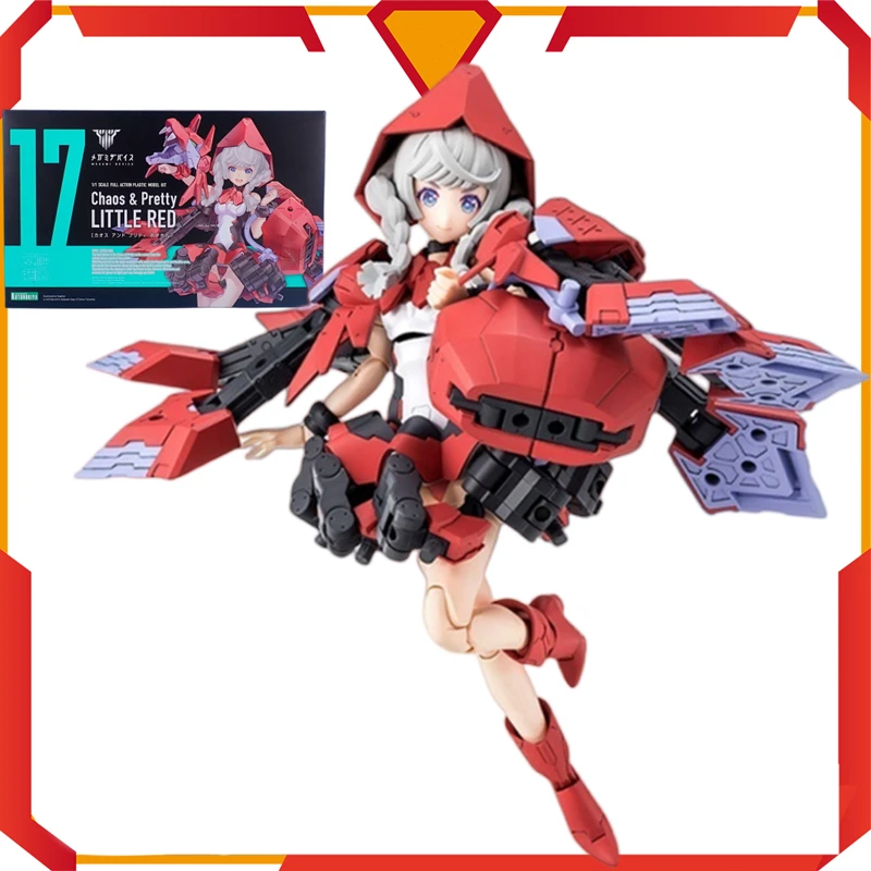 

Kotobukiya Anime Figure KP 614 Goddess Device Chaos & Pretty Little Red Riding Hood Machine Girl Assembled Model Free Shipping