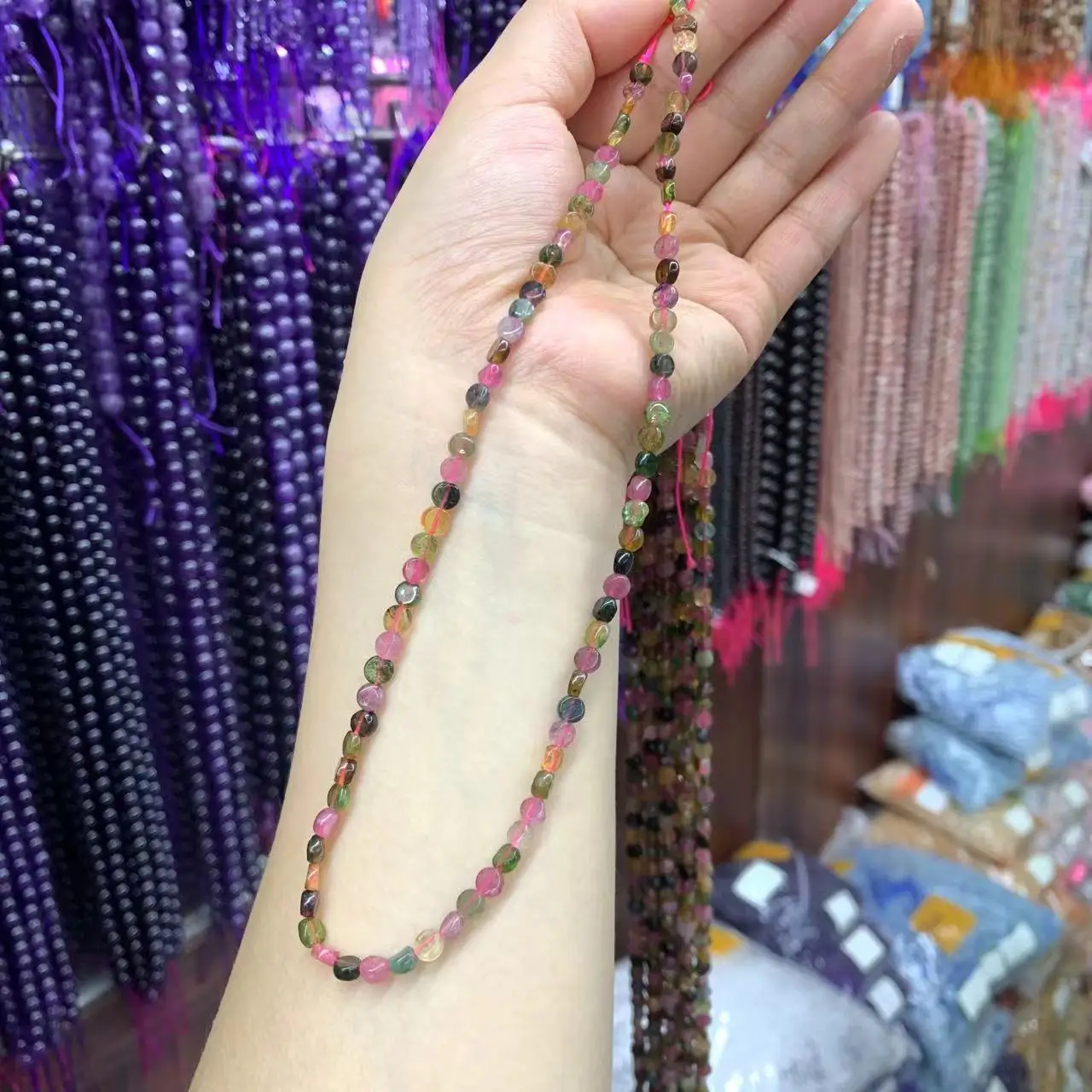 

Coin Shape Natural Tourmaline Stone Beads Natural Gemstone Beads DIY Loose Beads for Jewelry Making Strand 15" Wholesale !