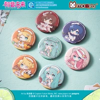 japanese anime miku badges vocaloid cosplay metal pins v home cartoon cute brooches 7pcs set animation accessories figure moeyu