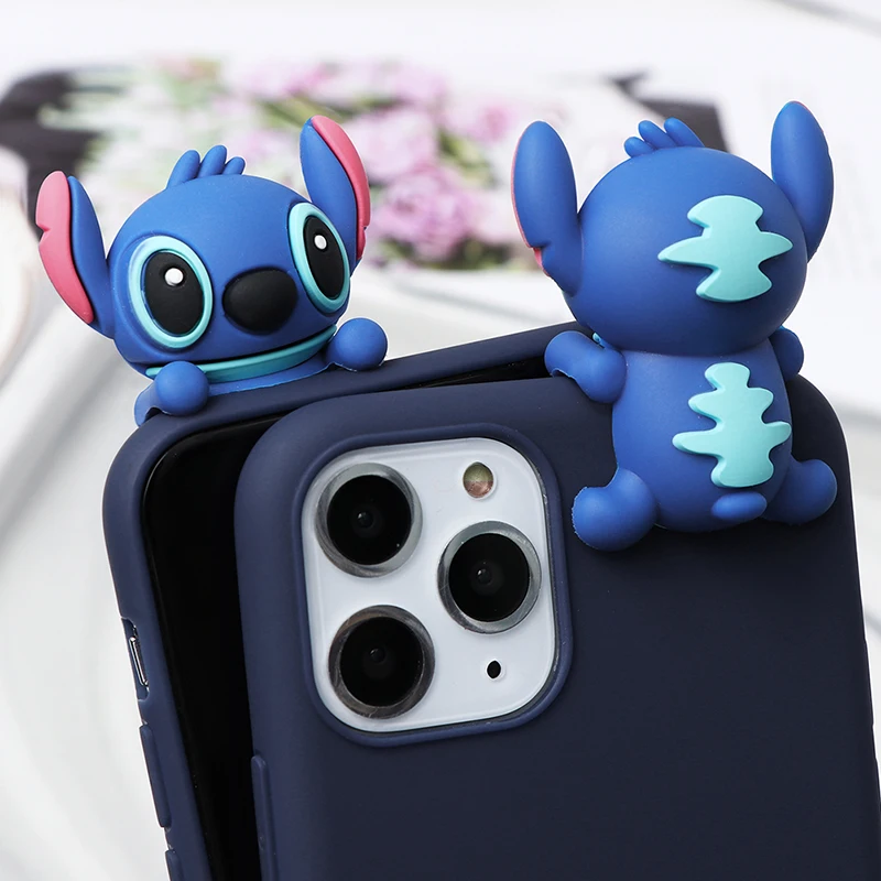 Милый чехол для телефона с мультяшной куклой и стежком Huawei P30 P20 Pro P40 Mate 20 Honor 9X 8A 10