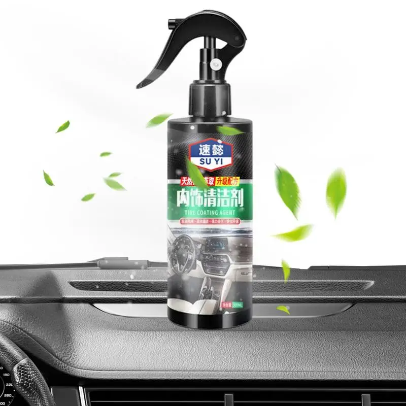 

Car Seat Cleaner Leather Leather Conditioner For Car Interior 120ml Car Cleaning Foam Kit Interior With Car Screen Cleaner