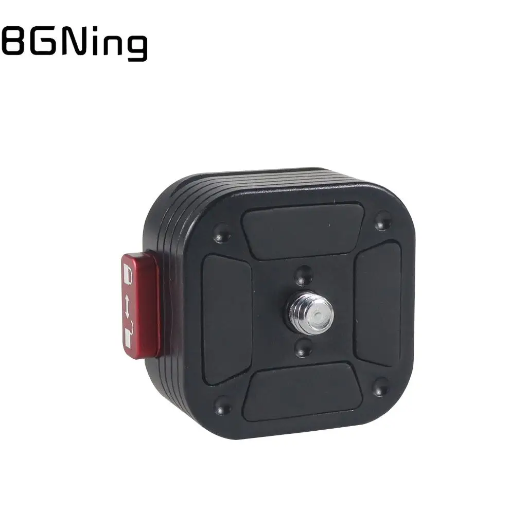 

BGNing Upgrade Quick Release Plate Clamp Mount Plate Board w 1/4 Screw for Camera Monitor Fill Light Stabilizer Tripod Adapter