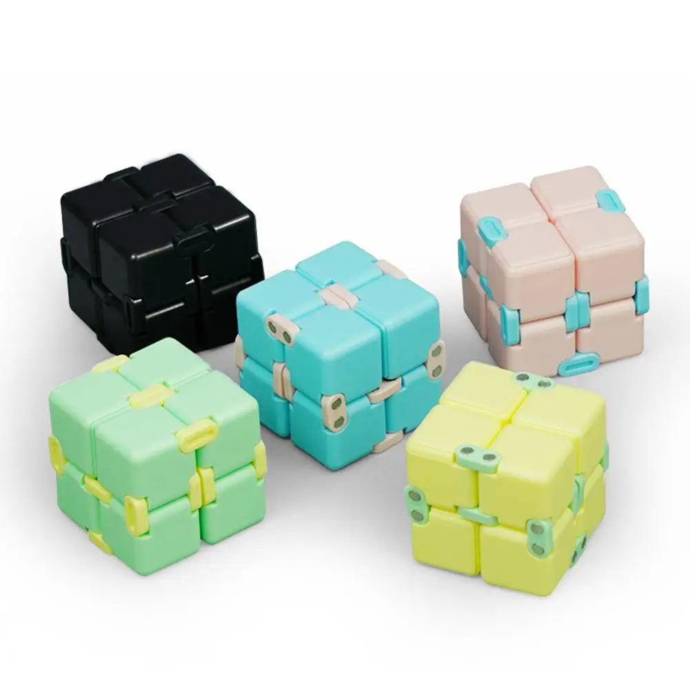 

Macaron Color Infinite Magic Cube Anti-rust Wear-resistant Stress Relief Artifact Cube Fun Educational Props For Children
