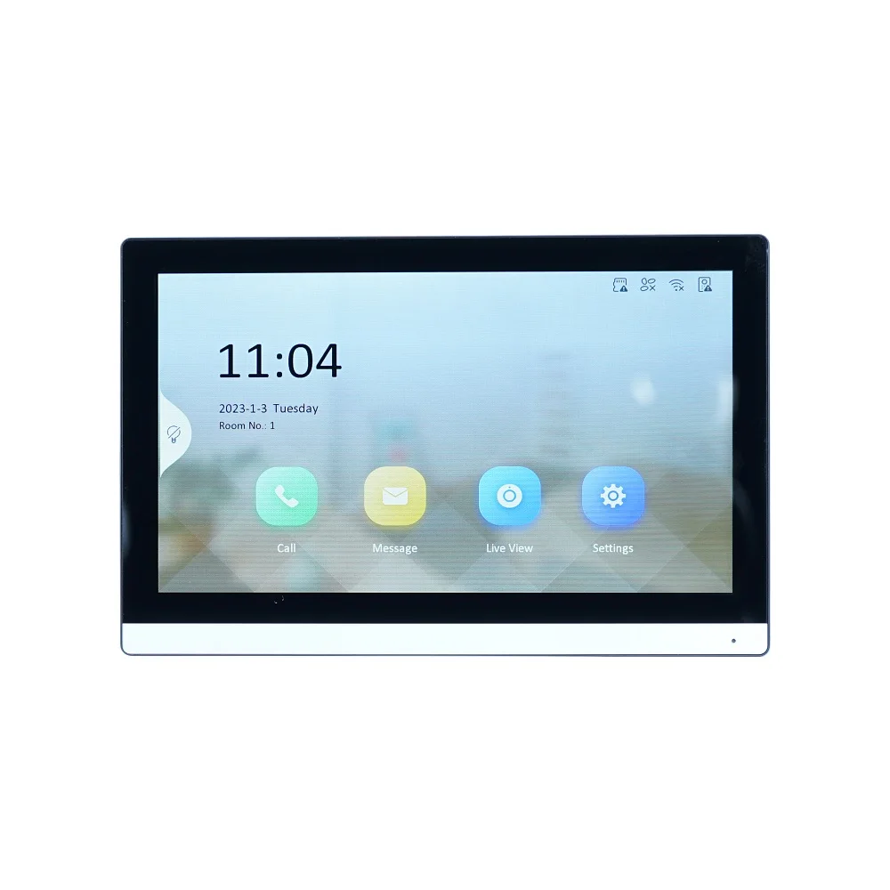 

HIKVISION Multi-Language 7-Inch PoE Indoor Monitor DS-KH6350-WTE1 replace DS-KH6320-WTE1, app Hik-connect,WiFi,Video intercom