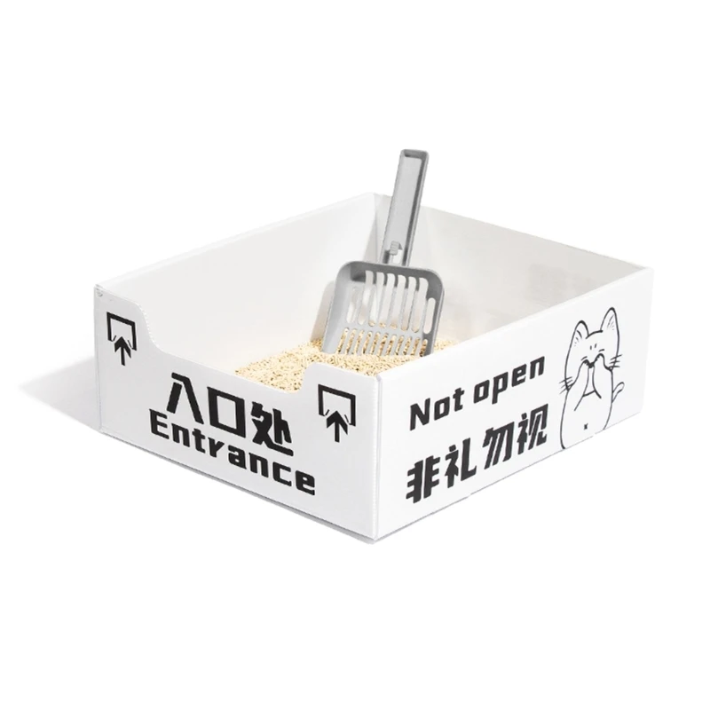 For Car Travel Portable Collapsible Disposable Litter Pan Du