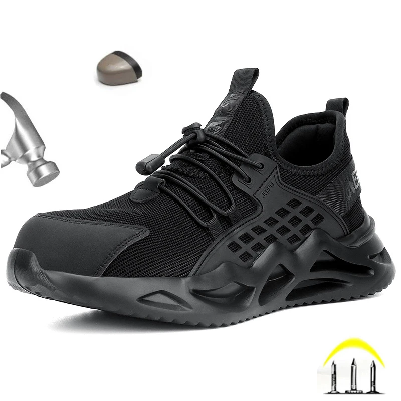 

Safety shoes men's puncture-proof work sports shoes men's steel-toed shoes work boots indestructible safety boots men's shoes