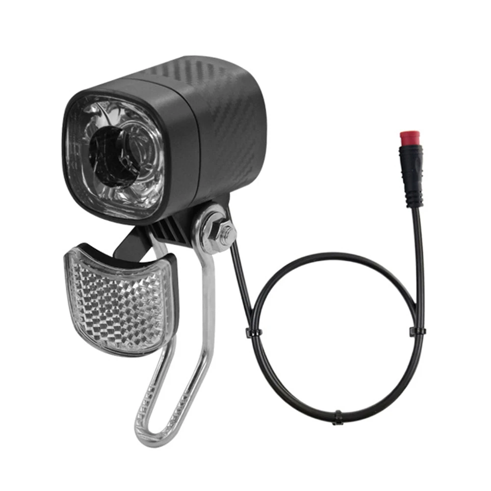 

6V-12V/48V Bicycle Headlight Lithium Battery Modified Front Light LED Lighting Waterproof Connector Electric Bicycle Accessories