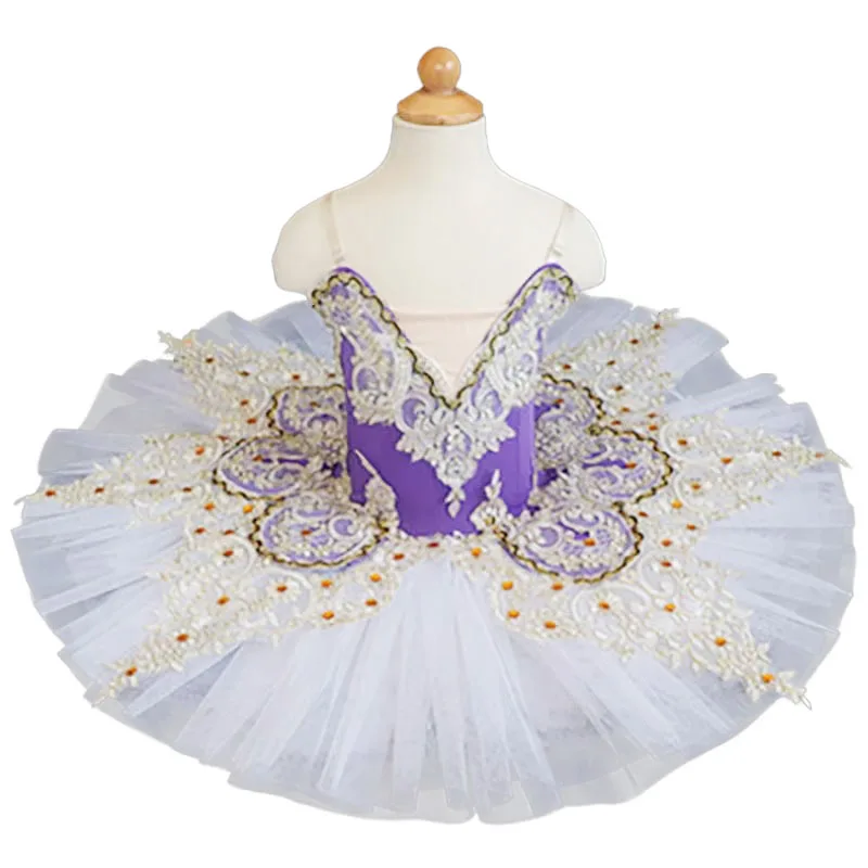 Детская балетная юбка платье для выступлений профессиональное Лебединое озеро