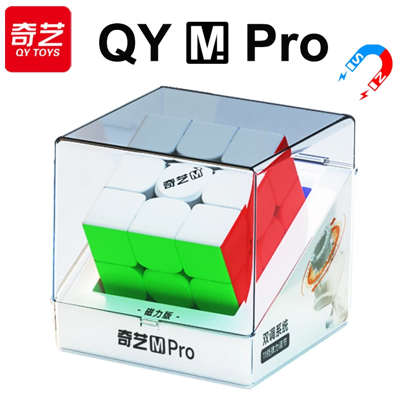 Qiyi M Pro Magnetic Magic Cube 3X3X3 Accessori Per Puzzle Professionali 3X3 Speed 3 Giocattoli Fidget Per Bambini Originali Cubo Magico