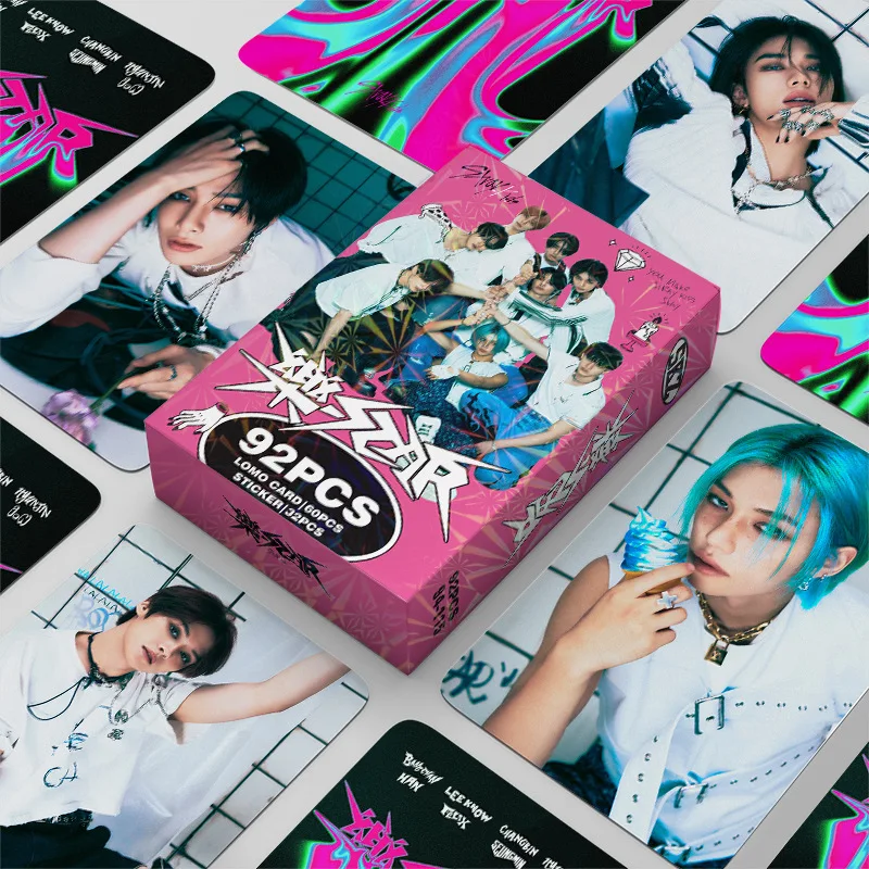 

92 шт./набор Kpop Idol Group Stray Kids высококачественные ломо-карты HD новый альбом LE-Star высокое качество Felix Коллекция фотографий серий