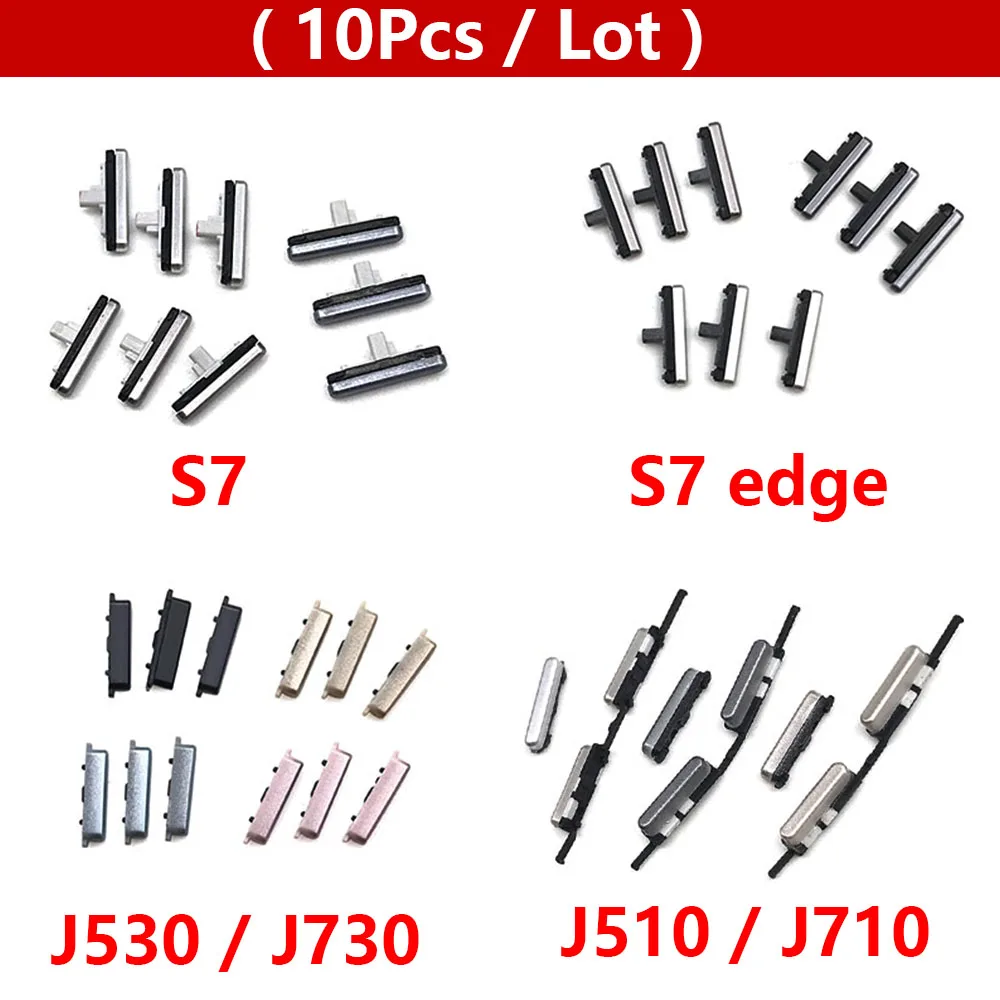 50 шт./лот кнопка регулировки громкости + набор кнопок включения/выключения