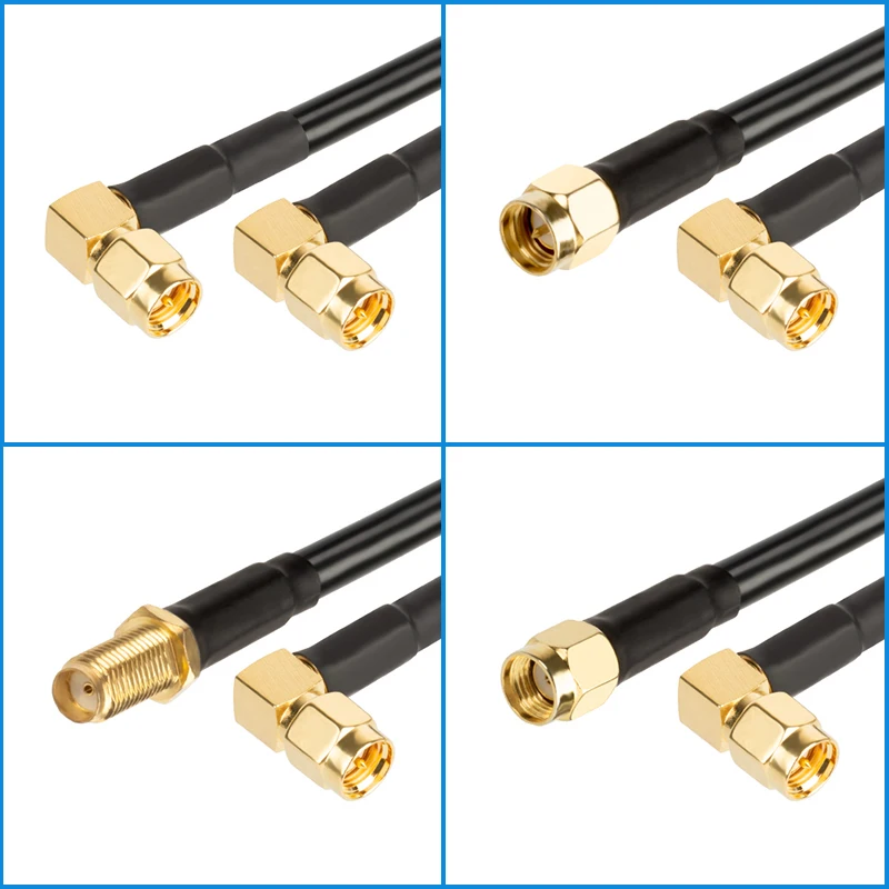 Коаксиальный Удлинительный кабель с разъемом SMA типа папа на N RG58 0 3-50 м