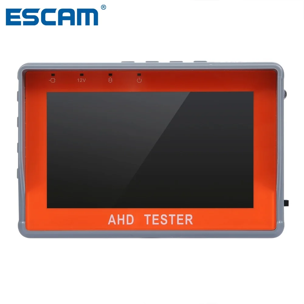 ESCAM G110 4.3 Inch HD AHD CCTV Tester Monitor AHD 1080P Analog Camera PTZ UTP Cable Tester 12V1A Output CCTV Tester