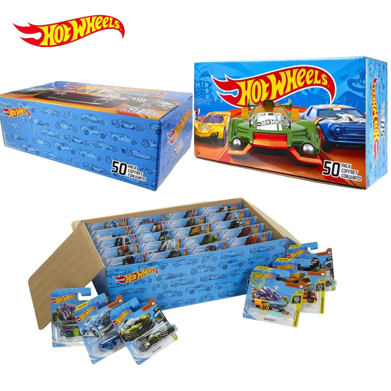

Hot Wheels 50-Car Pack Coffret Conjunto Diecast 1:64 Scale Vehicles Individually Packaged Model Gift Collectors Styles May Vary