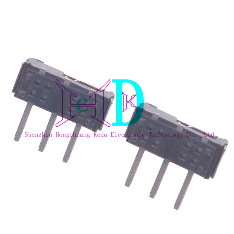 10 шт. 2-й шестерённый 3-ножный переключатель MSK12D19 горизонтальный односторонний