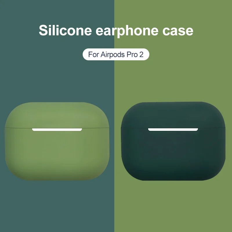 

For Airpods Pro 2 Gen 2022 Case Plain Color Silicone Earphone Shell Wireless Headphone Cover For Apple Air Pod 3 Pro2 2nd 1 Case