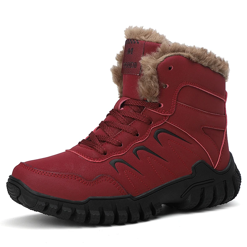

Fashion Winter Snow Shoes Women Ankle Boots Keep Warm Lace Up Waterproof Boot Ladies Comfortable Women's Ankle Outdoor Shoes