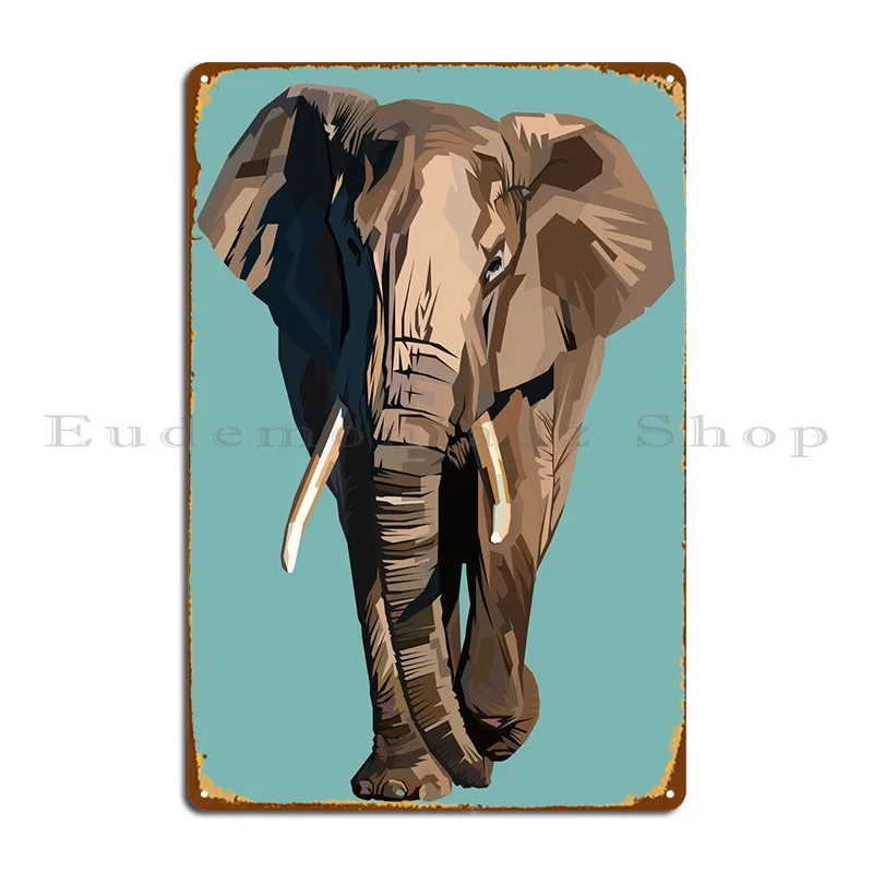 

Слон Wpap металлическая табличка на стену Персонализированная фотография Фотообои