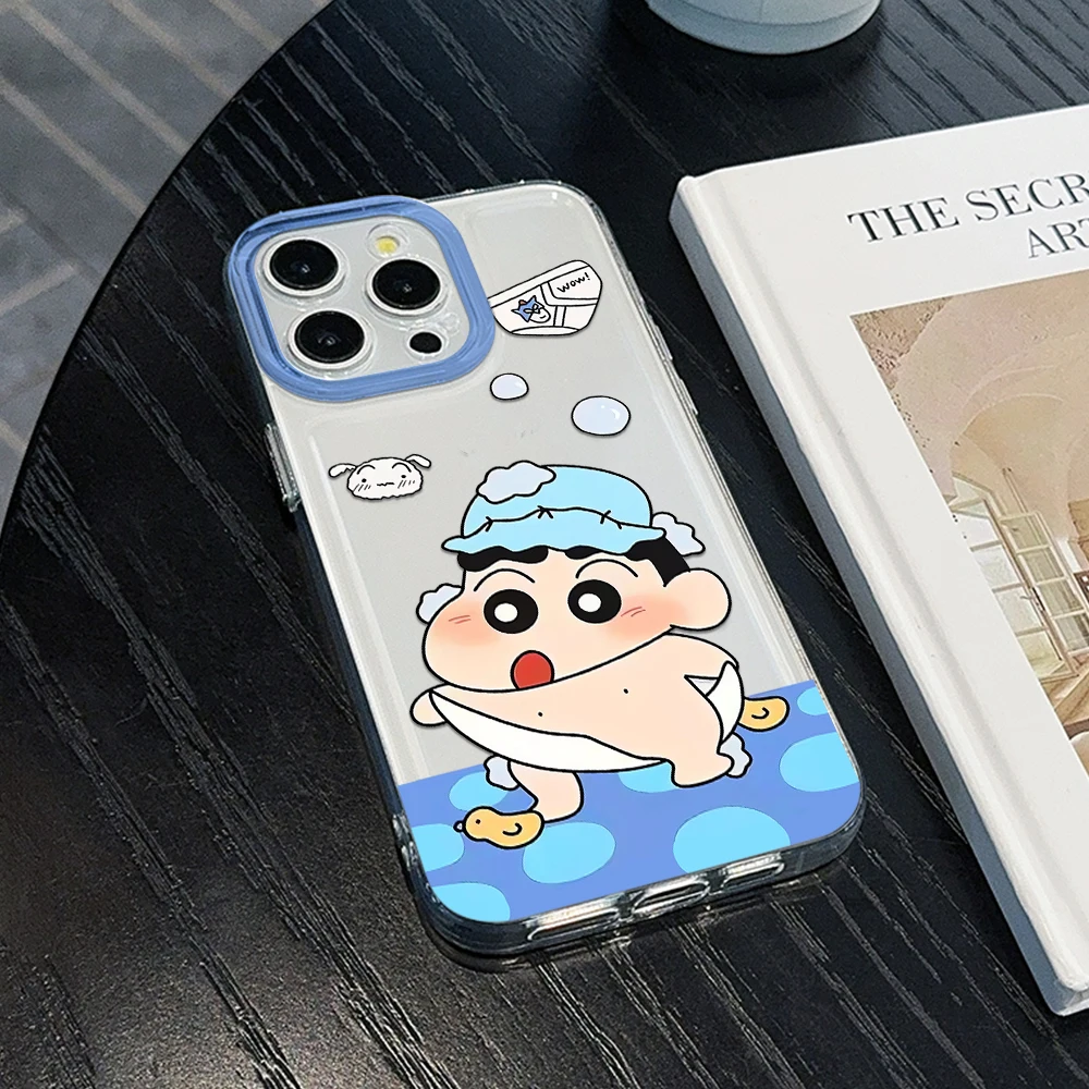 Милый прозрачный чехол для iPhone 11 12 13 14 15 16 Pro Max Mini X Xs XR 7 8 plus Se2020