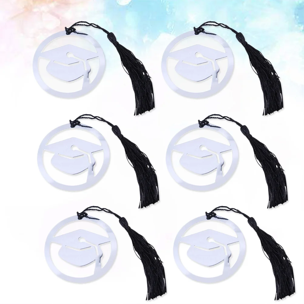 

Graduationdoctoral Shaped Cap Gifthatmetal Page Marker Souvenir Gifts Students Party Theme Decoration Favors Markers Book Mark