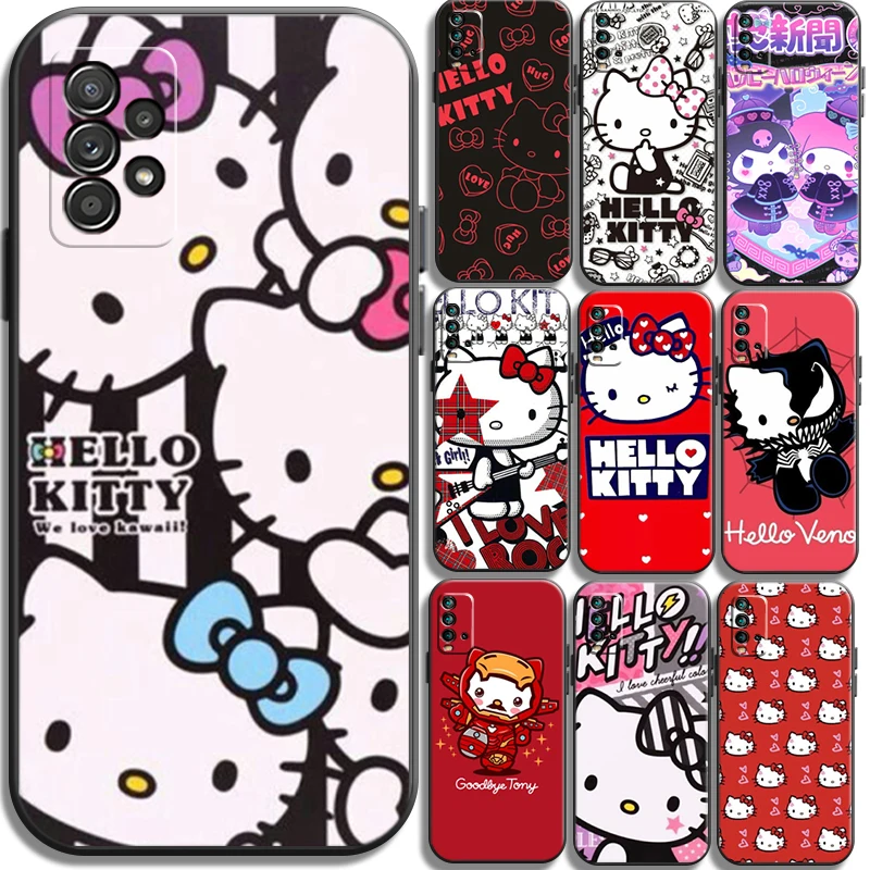 

Hello Kitty Cute Phone Cases For Xiaomi Redmi Redmi 7 7A Note 8 Pro 8T 8 2021 8 7 7 Pro 8 8A 8 Pro Soft TPU Carcasa Coque
