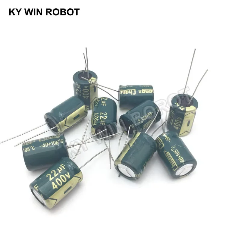 10 шт. Алюминиевый электролитический конденсатор 22 мкФ 400 В 13*17 мм радиальный