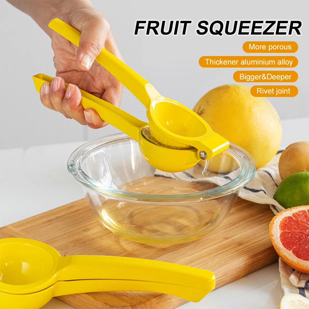 

Manual Lemon Squeezer Aluminum Alloy Hand Pressed Orange Fruit Juicer Fresh Fruit Tool Home Kitchen Gadgets Fruit Squeezer