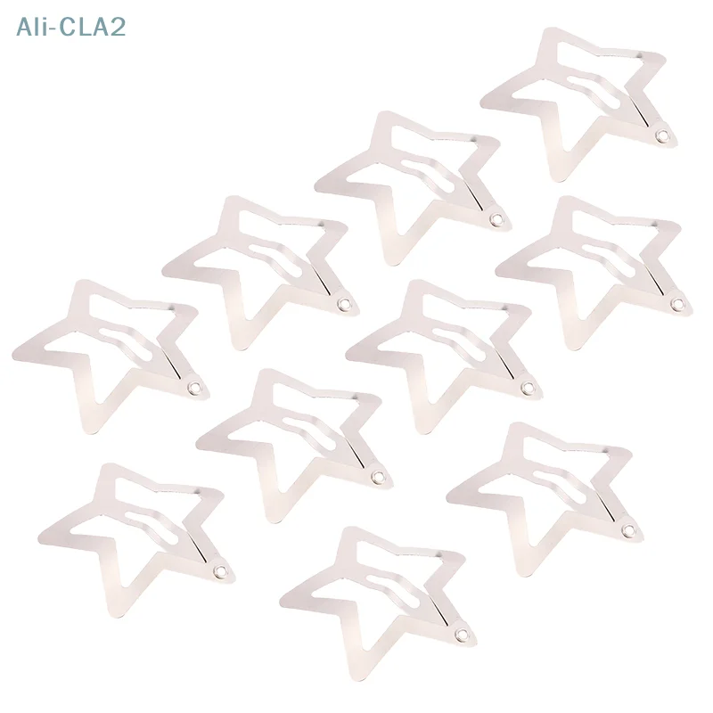 

1/10Pcs Pentagram Star Bobby Pin Sweet Metal Hair Clip for Women Hair Accessories Snap Clip Hairpins Hair jewelry