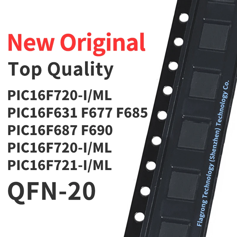 

PIC16F631 PIC16F677 PIC16F685 PIC16F687 PIC16F690 -I/ML PIC16F720-I/ML PIC16F720-I/ML PIC16F721-I Chip