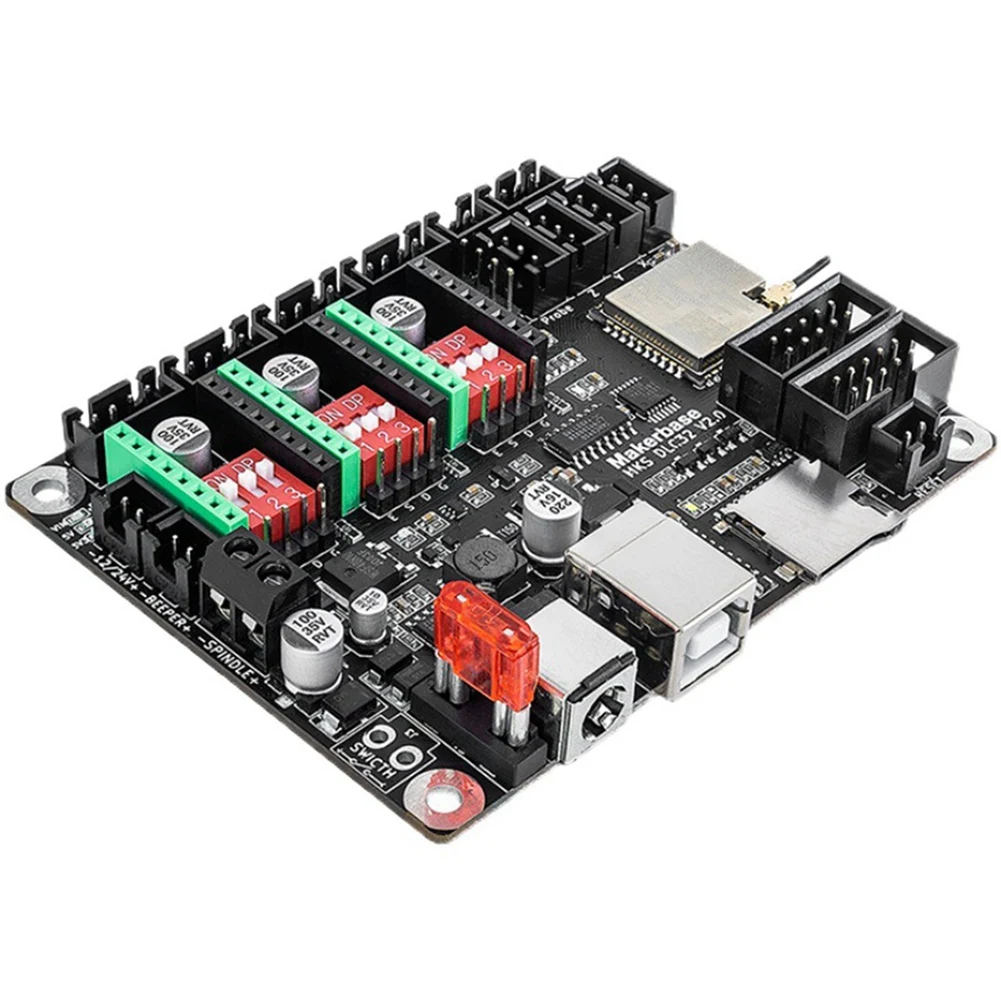 

Материнская плата DLC32 с автономным контроллером, 32 бит ESP32 Wi-Fi для настольного Лазерного Гравировального аппарата «сделай сам»