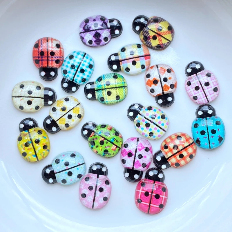 

40Pcs Nail Art Accessories Resin Mini colour Little Worm Fashion 3D Fingernail DIY Jewelry Making Decoration