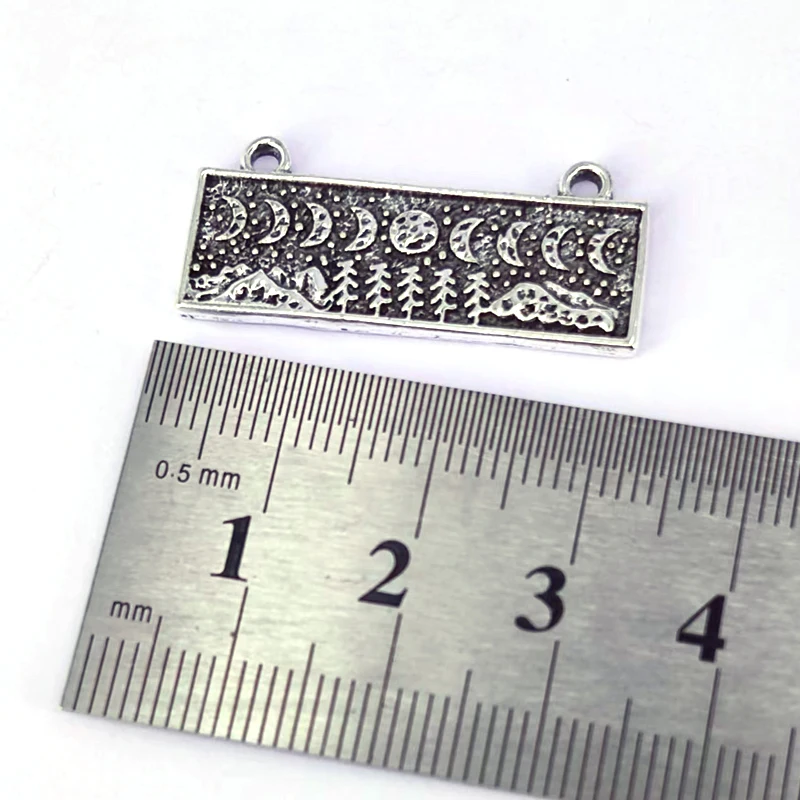 5 шт. подвеска в виде полумесяца с деревом |