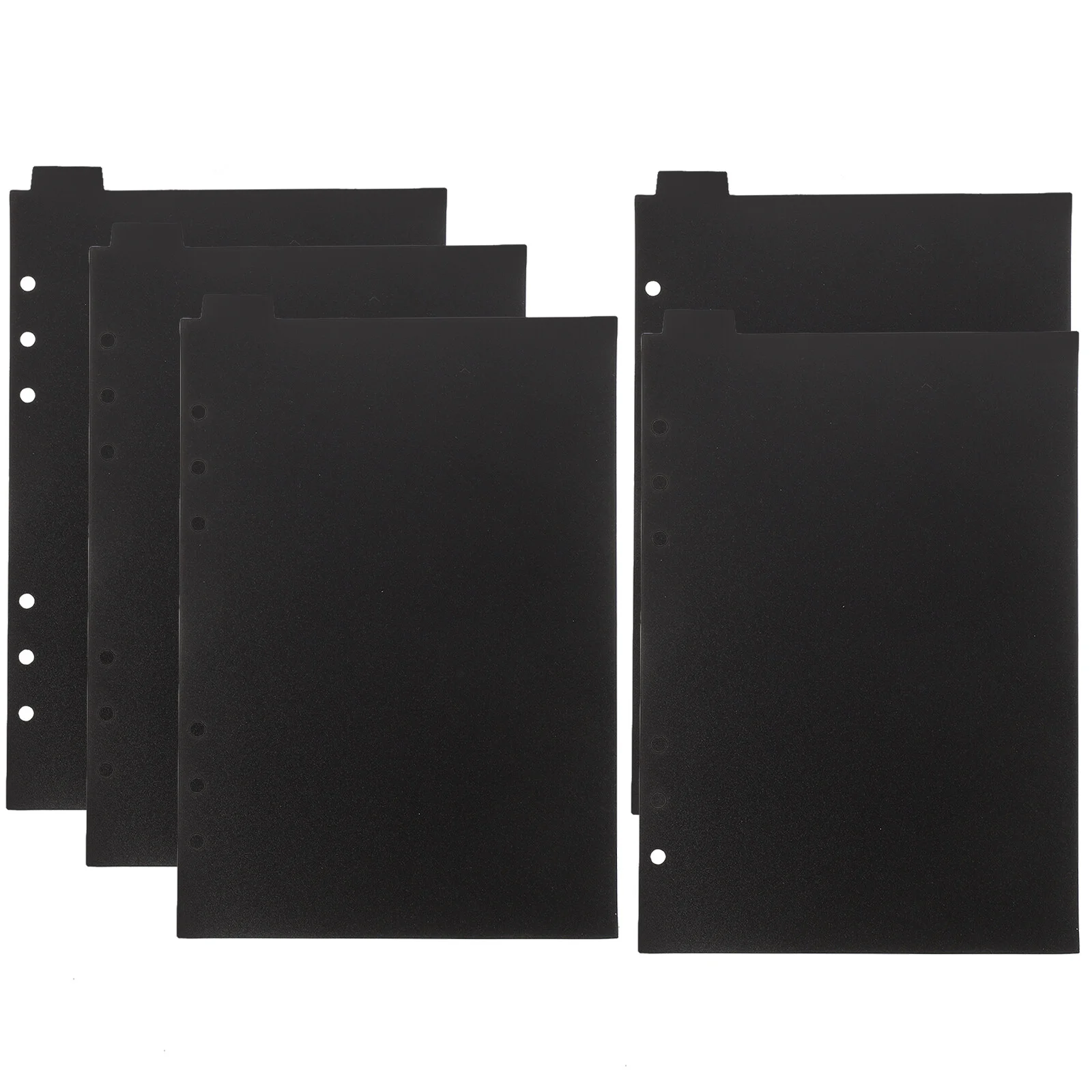 

5 Pcs Divider Tabs Dividers 6 Ring Binder Page Plastic Adhesive Folder Index Pp Clear Protective Film