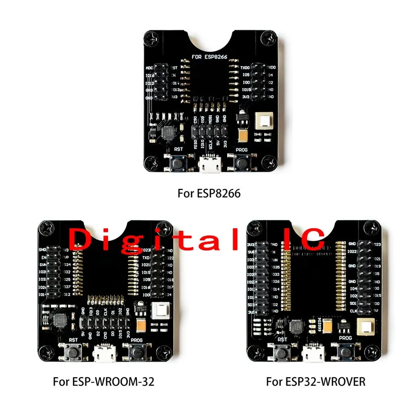 ESP8266 ESP-WROOM-32 Тестовая макетная плата ESP32 Инструмент для записи ESP-12S ESP-12E ESP-12F ESP-07S