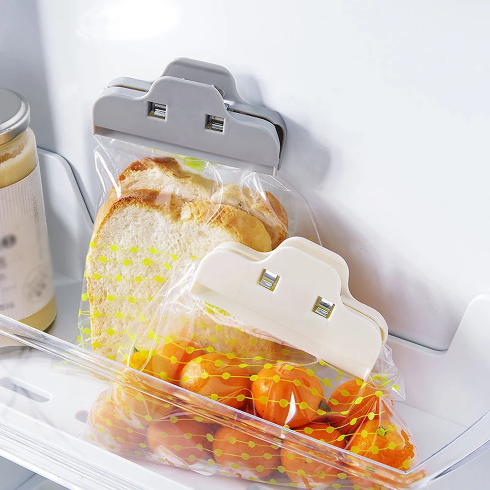 

1pcs Sealed Clips Portable Practical Food Sealing Clamp Clip Powder Food Package Bag Multifunctional Home Snack Sealed Clip