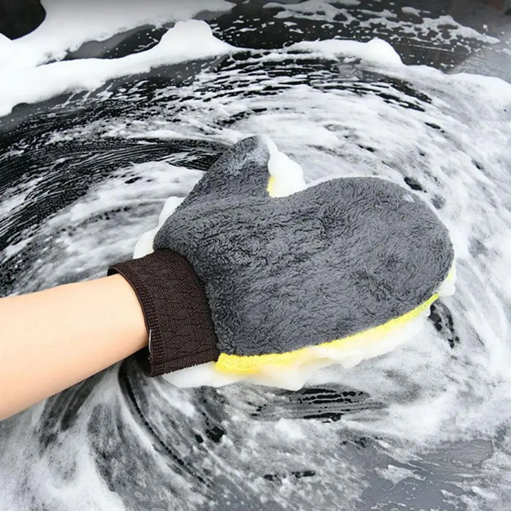 

Car Wash Glove Waterproof Comfortable Wear Car Detailing Microfiber Car Cleaning Rag Car Cleaning Rag for Automobile