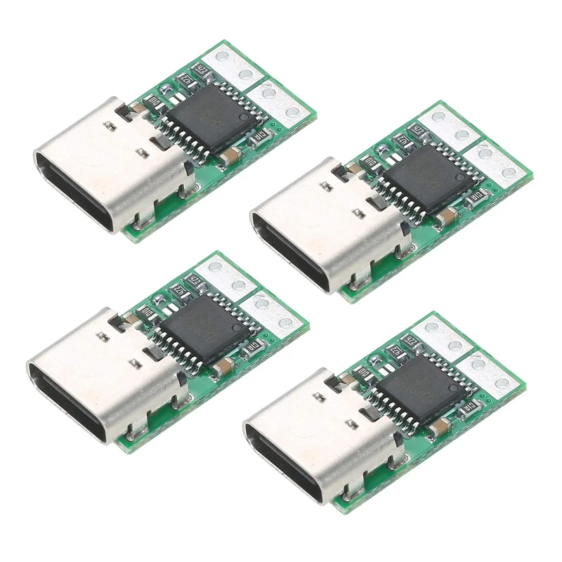 

4X USB-C PD2.0/3.0 To DC Converter Power Supply Module Decoy Fast Charge Trigger Poll Polling Detector Tester(ZYPDS)