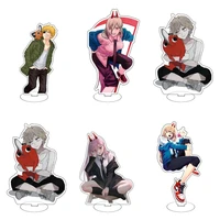 hot anime chainsaw man character pochita cosplay acrylic figure power denji stand model plate toy desk decoration prop fans gift