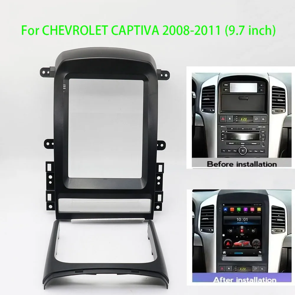Автомагнитола 9 7 дюйма 2 Din DVD-плеер облицовочная рамка для CHEVROLET CAPTIVA 2008-2011