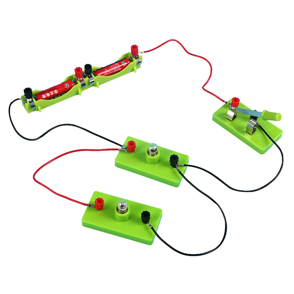 

DIY Basic Circuit Electricity Learning Kit Physics Educational Toys For Children STEM Experiment Teaching Hands-on Ability Toy