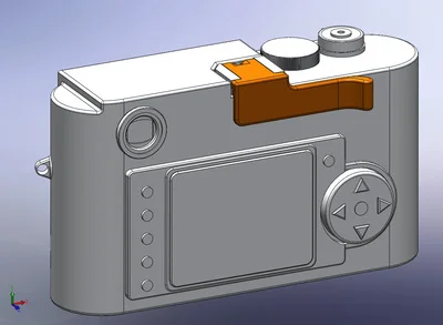 

Рукоятка для камеры Leica M9 M9-P M9P M8 ME, аксессуары для фотоаппарата, металлическая подставка под горячий башмак, большой палец вверх
