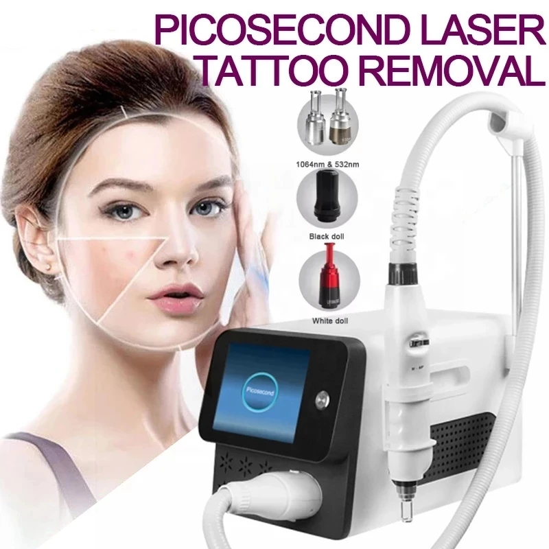 

Best-Sale Salon Use Tattoo Removal Picosecond Machine Q Switched ND Yag Laser Portable Carbon Peel Permanet Remove Pigment