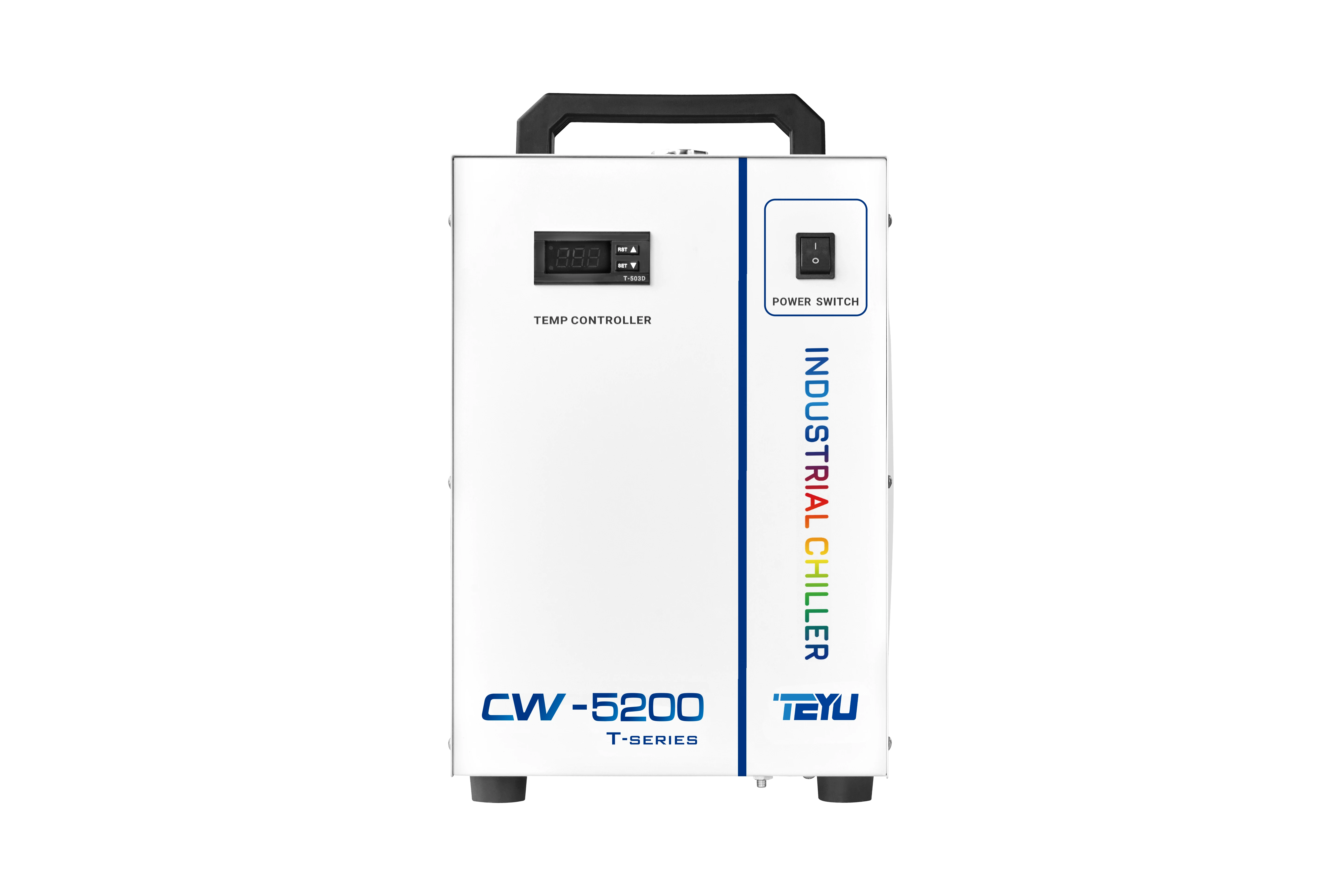 Фото TEYU CW-5200DITY: Низкотемпературный чиллер для шпинделей с ЧПУ с водяным охлаждением №4