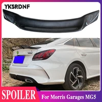 For Morris Garages MG5 high quality Carbon Fiber rear boot Wing Spoiler Rear Roof Spoiler Wing Trunk Lip Boot Cover